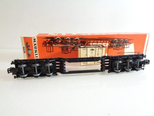 Märklin H0 4618 Tiefladewagen mit Kiste der DB, siehe Foto in OVP RR4092 – Bild 4
