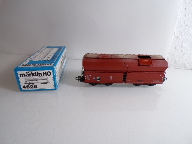 Märklin H0 4626 Güterwagen mit Klappdeckeldach der DB in OVP HS 78