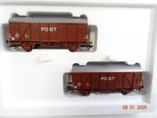 Märklin H0 46271 Güterwagen-Set PTT Post Triebwagen der NS in OVP PR5121 – Bild 3