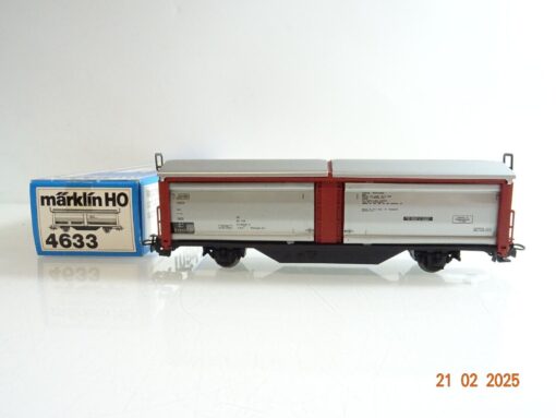 Märklin H0 4633 Schiebwand- u. Schiebedachwagen  der DB in OVP PR6141