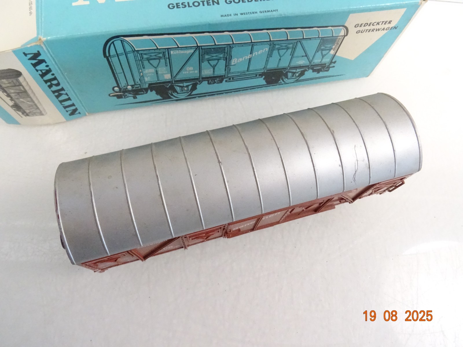 Märklin H0 4637 gedeckter Güterwagen Bananen, siehe Foto in OVP RR3090 – Bild 4