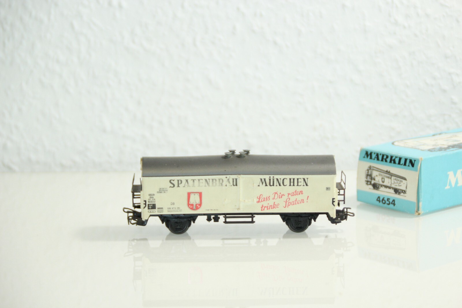 Märklin H0 4654 Bierwagen "Kühlwagen Spatenbräu München" in OVP LW8029