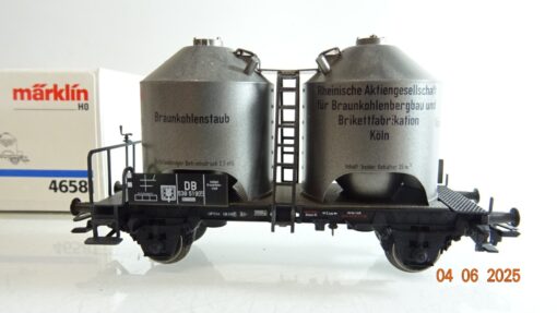 Märklin H0 46581 Silowagen Braunkohlestaub der DB in OVP PR8235 – Bild 3