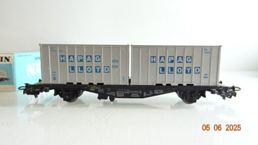 Märklin H0 4659 Containerwagen HAPAG LLOYD der DB in OVP PR8255 – Bild 3