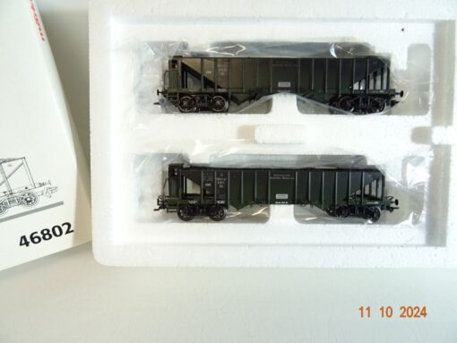 Märklin H0 46802 Wagen-Set Kohlentrichterwagen neuwertig in OVP PR3185