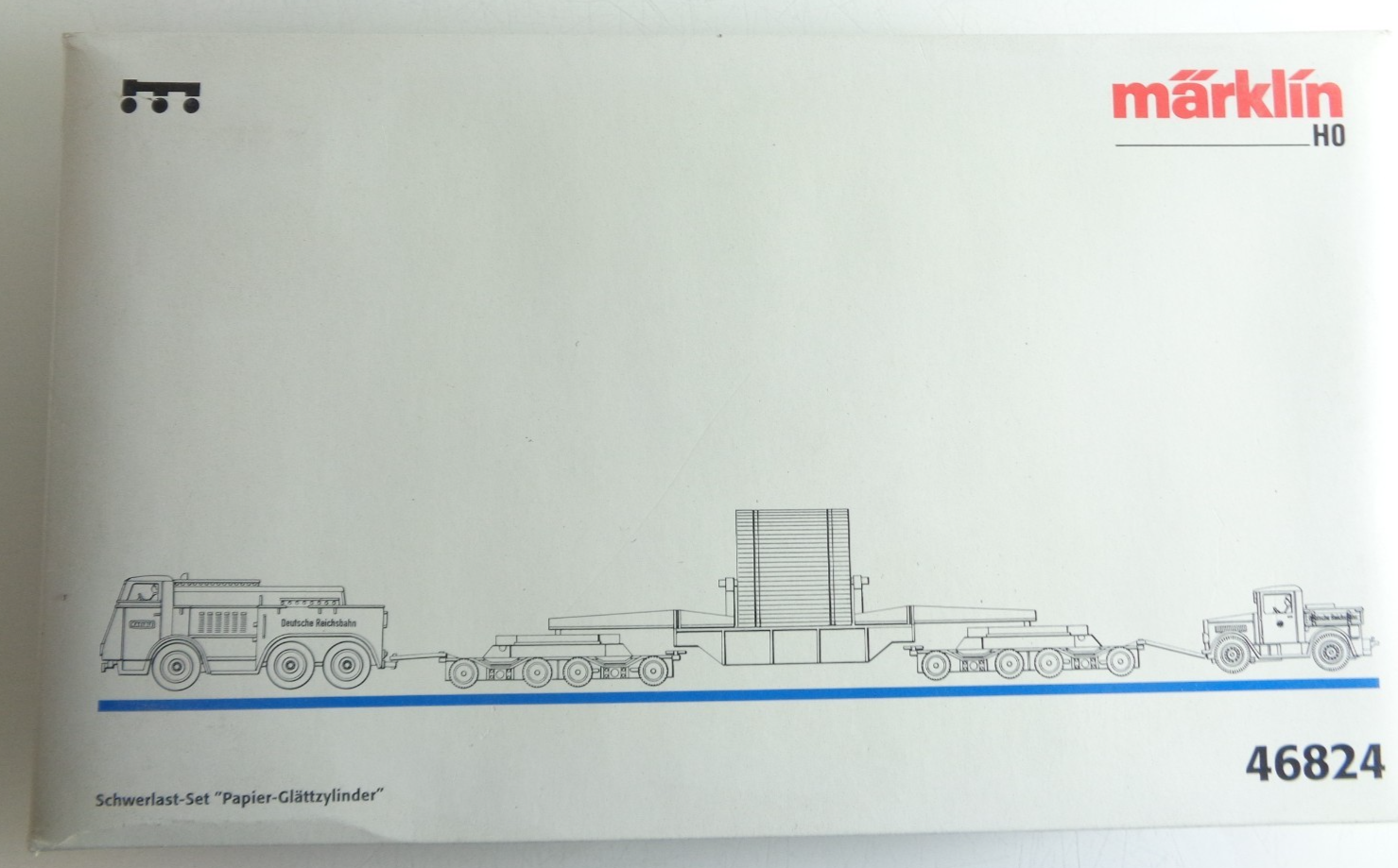 Märklin H0 46824 Schwerlast Papier Glättzylinder Leerverpackung s. Foto PK1969