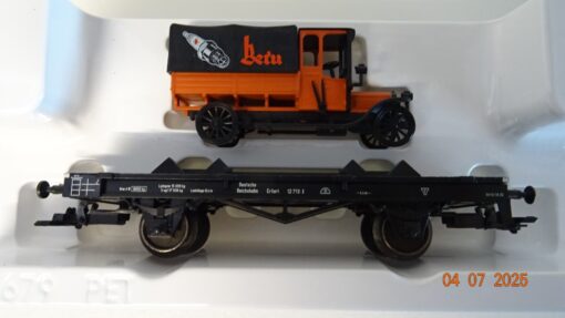 Märklin H0 46841 Flachwagen mit LKW Beru der DR in OVP PR8889 – Bild 3