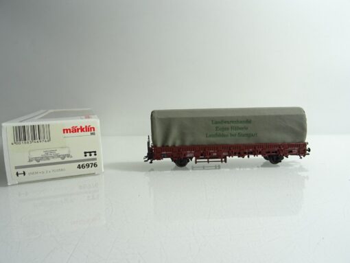 Märklin H0 46976 Rungenwagen mit Ladung der DB in OVP TF879