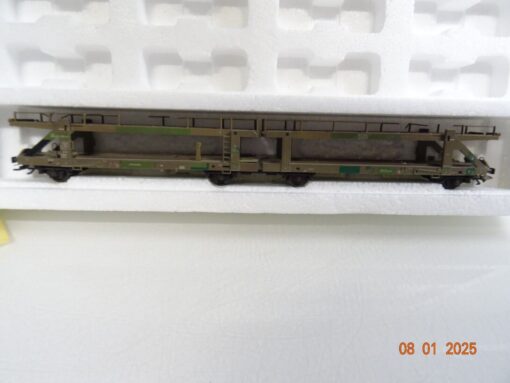Märklin H0 47122 Doppel-Autotransportwagen ohne Autos der DB in OVP PR5127 – Bild 3