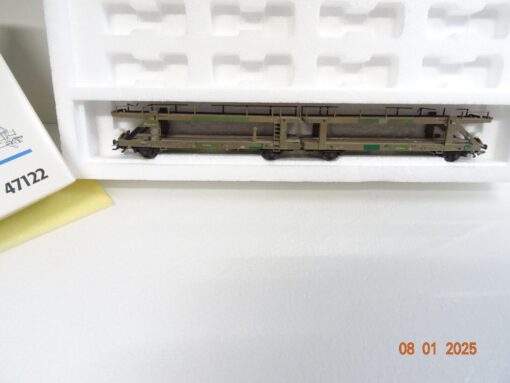 Märklin H0 47122 Doppel-Autotransportwagen ohne Autos der DB in OVP PR5127