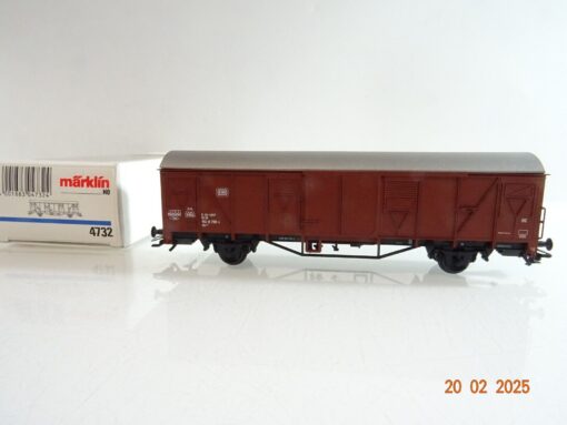 Märklin H0 4732 gedeckter Güterwagen der DB in OVP PR6116
