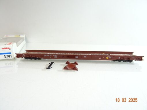 Märklin H0 4741 Niederflurwagen LKW Transport der DB in OVP PR6664
