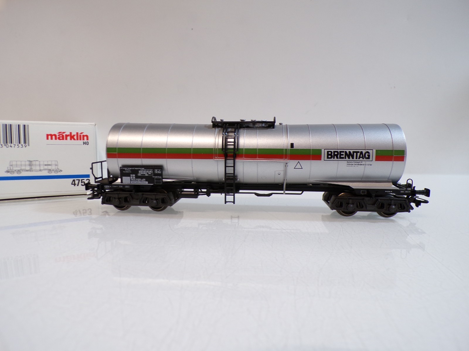 Märklin H0 4753 Kesselwagen BRENNTAG der DB in OVP BH1984 – Bild 3
