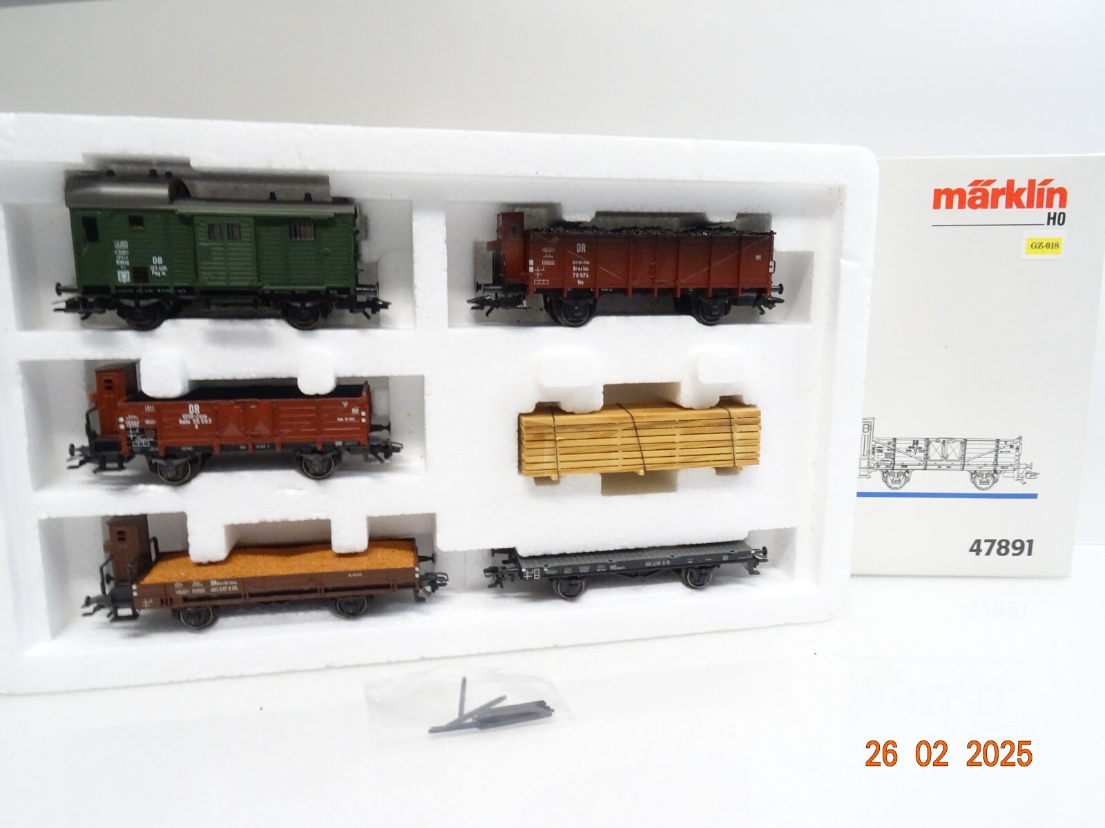 Märklin H0 47891 Wagen-Set Güterwagen um 1950 in OVP LE8931