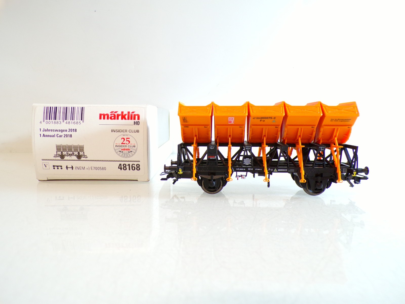 Märklin H0 48168 Muldenkippwagen der HGK in OVP BH1540