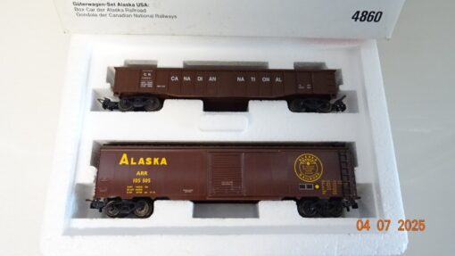 Märklin H0 4860 Güterwagen-Set Alaska USA in OVP PR8857