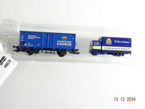 Märklin H0 48631 Kühlwagen Dortmunder Kronen u. LKW der DB in OVP PR4791
