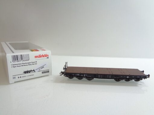 Märklin H0 48688 AC Schwerlast-Flachwagen der DR in OVP F1009