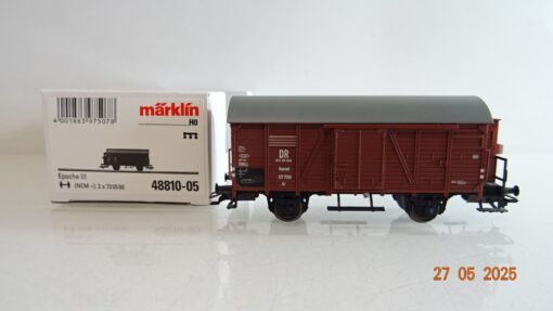 Märklin H0 48810-05 gedeckter Güterwagen mit Bremserhaus der DR in OVP PR8069