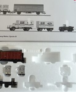 Märklin H0 48812 Gütertransport Spangenberg-Werke ohne LKW  der DR in OVP PR8150