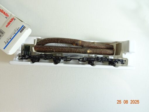 Märklin H0 48841 Drehschemelwagen mit Langholzladung in OVP PR9889
