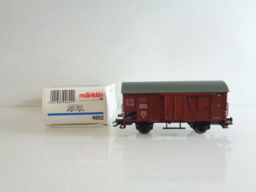 Märklin H0 4892 gedeckter Güterwagen der DR in OVP BH646