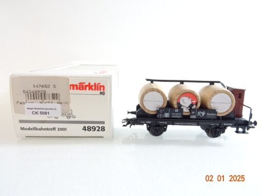 Märklin H0 48928 Weinfasswagen Modellbahntreff 2001 in OVP CK5081