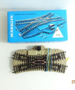 Märklin H0 5128 Doppelte Kreuzungsweiche siehe Foto in OVP CK7069