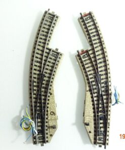 Märklin H0 5141 5142 elektromagnetische Bogenweichenpaar siehe Foto CK6166 o.