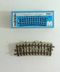 Märklin H0 5147 Schaltgleisstück gebogen siehe Foto in OVP CK9060