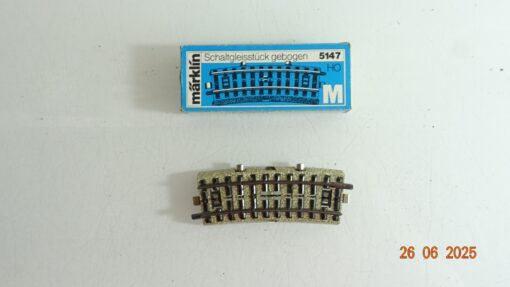 Märklin H0 5147 Schaltgleisstück gebogen siehe Foto in OVP CK9060