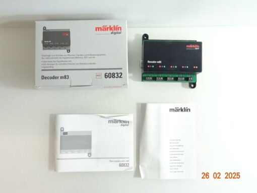 Märklin H0 60832 Digital Decoder m83 siehe Foto in OVP CK6326