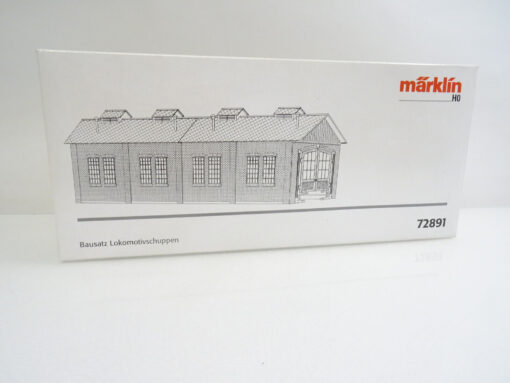 Märklin H0 72891 Bausatz Lokschuppen einst. ca. 32x12 cm neuwertig in OVP LE4435