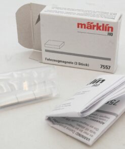 Märklin H0 7557 Fahrzeugmagnete (3 Stück) in OVP RG2416