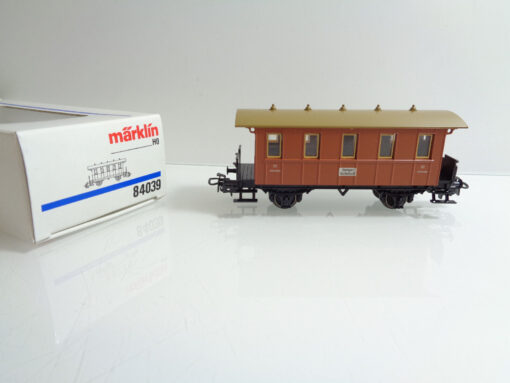 Märklin H0 84039 Personenwagen Schwäb.Eisenbahn in OVP AR2655