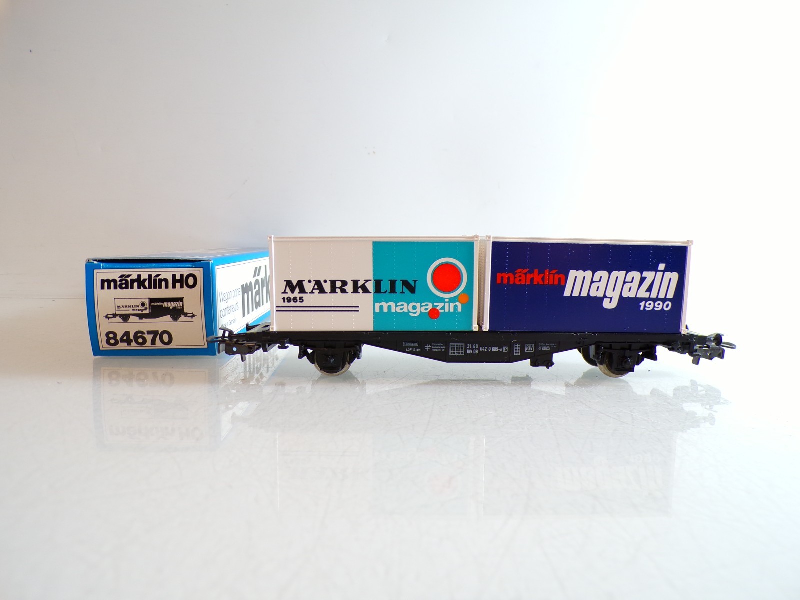 Märklin H0 84670 Containerwagen Märklin Magazin in OVP BH1492