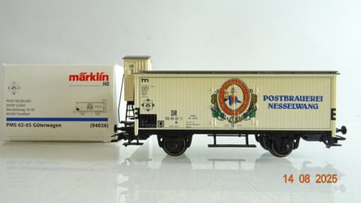 Märklin H0 94026 Bierwagen Postbrauerei Nesselwang der DR in OVP PR9528