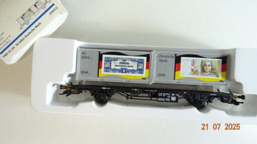 Märklin H0 94052 Containertragwagen mit 2 Container der DB in OVP PR9168