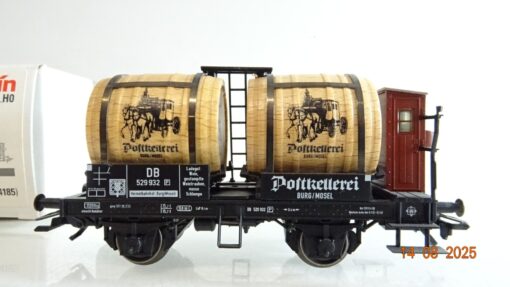 Märklin H0 94185 Faßwagen Postkellerei Burg/Mosel der DB in OVP PR9524 – Bild 3