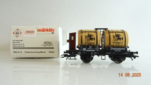 Märklin H0 94185 Faßwagen Postkellerei Burg/Mosel der DB in OVP PR9524