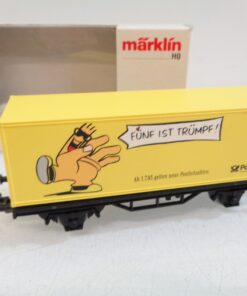 Märklin H0 Containerwagen Fünf ist Trümpf Post in OVP RR5614