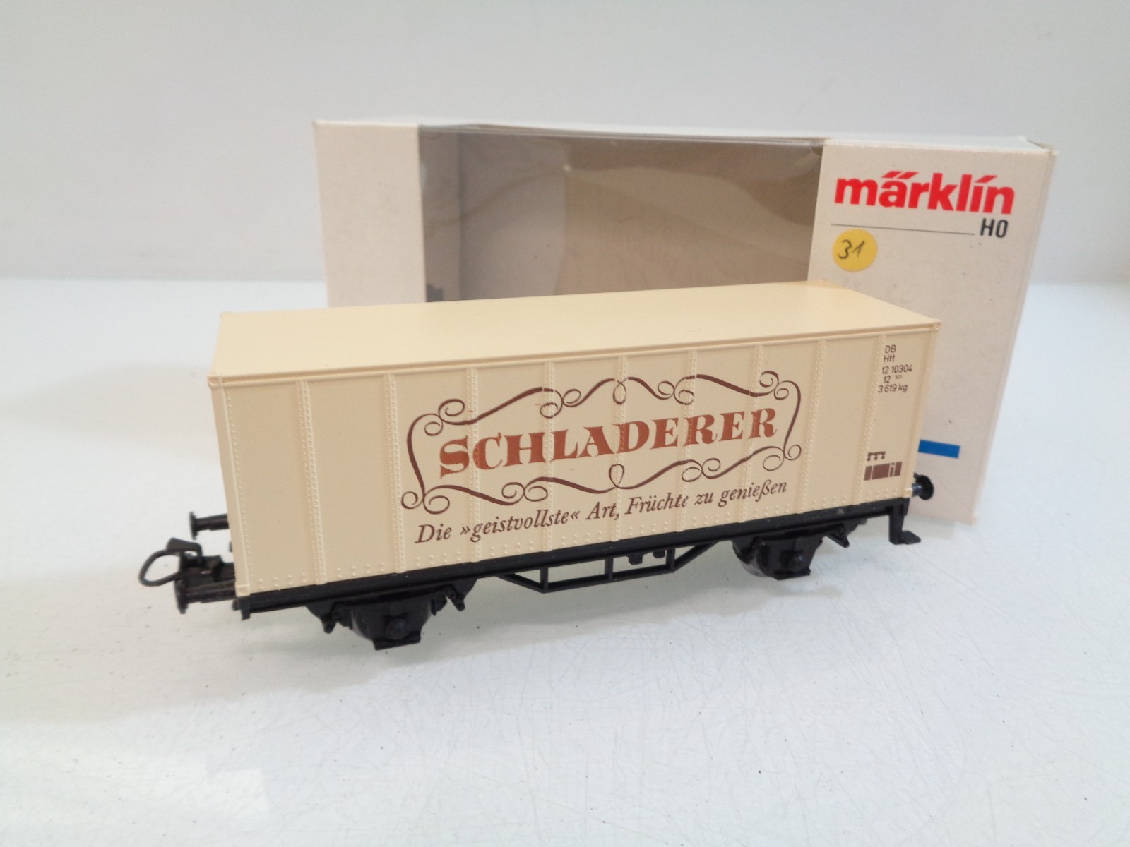 Märklin H0 Containerwagen Schladerer Früchte in OVP RR5623