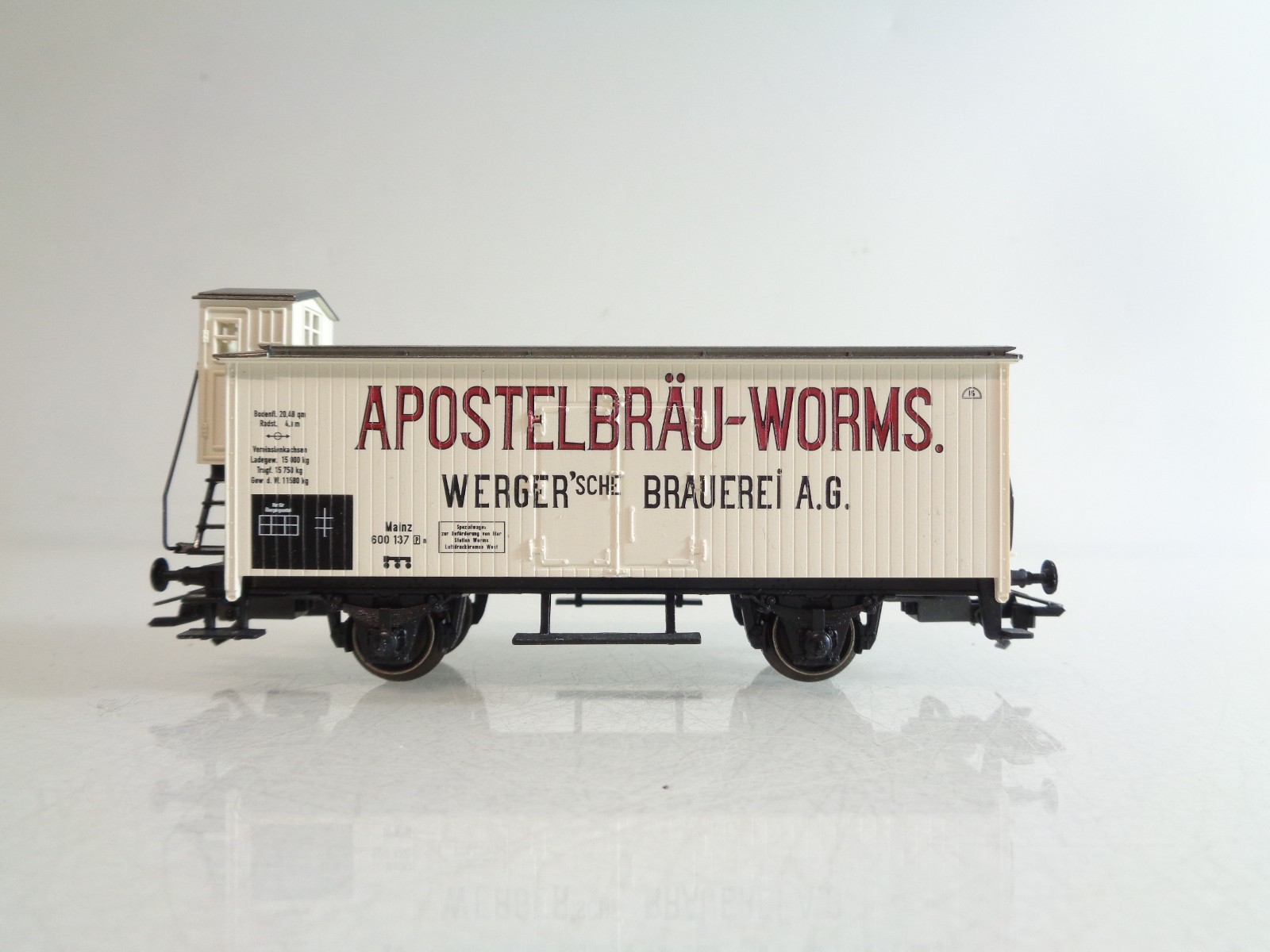 Märklin H0 Kühlwagen Apostelbräu-Worms BH993 o.