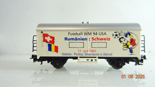 Märklin H0 Kühlwagen Fußball WM 94 USA Rumänien : Schweiz PR9348 o. – Bild 3
