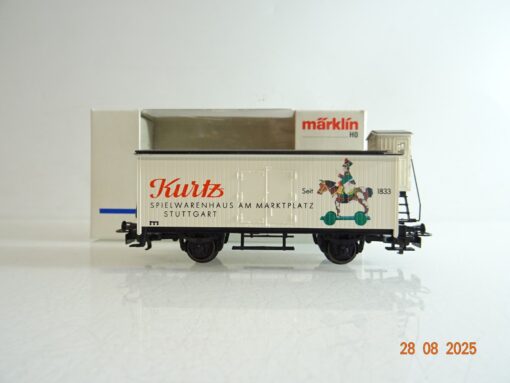 Märklin H0 Kühlwagen Kurtz Spielwarenhaus Stuttgart in OVP PR9930