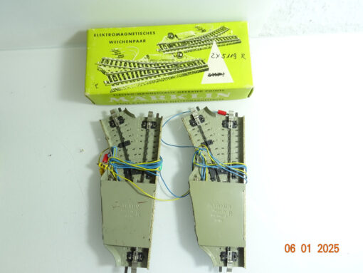 Märklin H0 M-Gleise 5119 Elektro. Weiche rechts siehe Foto in EVP CK5151 – Bild 3