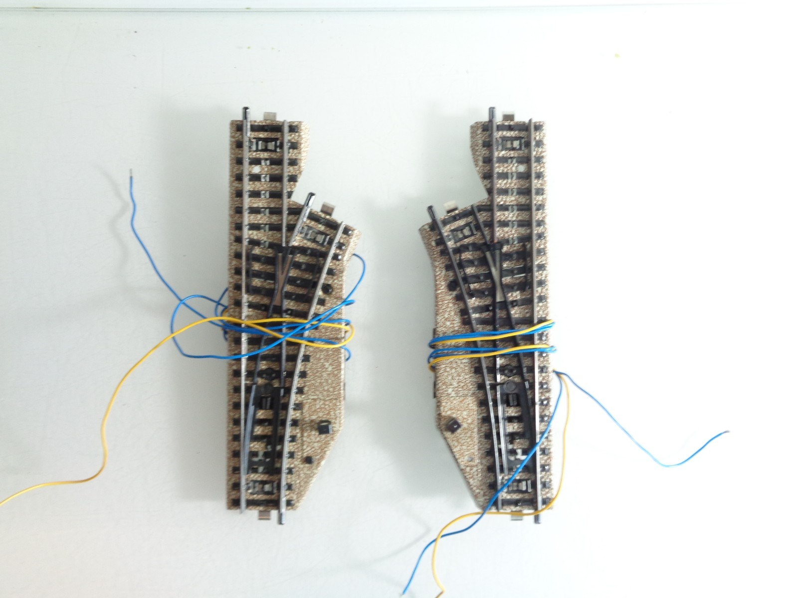 Märklin H0 M-Gleise 5138 5139 Elektro. Weichenpaar siehe Foto PK2084 o.