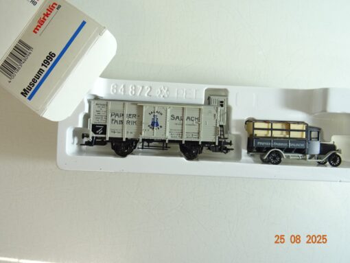 Märklin H0 Museumswagen 1996 ged. Güterwagen Papierfabrik Salach in OVP PR9841