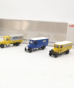 Märklin H0 PMS 90-04 Set Oldtimer Postfahrzeuge in OVP RR989