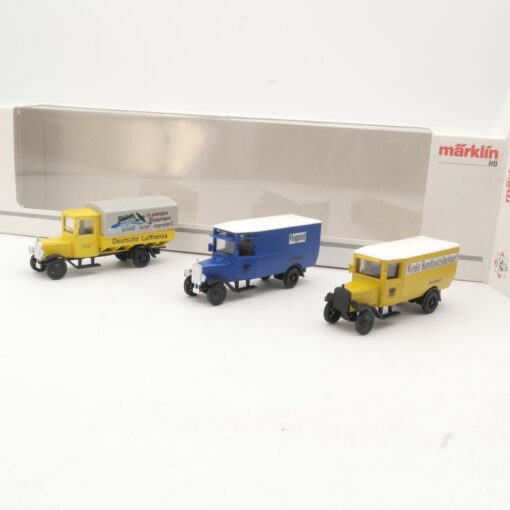Märklin H0 PMS 90-04 Set Oldtimer Postfahrzeuge in OVP RR989